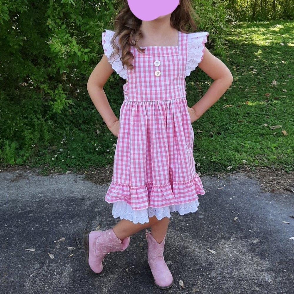 Eleanor Rose Hippity Hoppity Dolly dress girl size 7/8